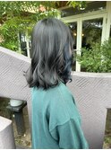 《TOPHAIR 中庄店/きゃん》インナーカラー×グリーン
