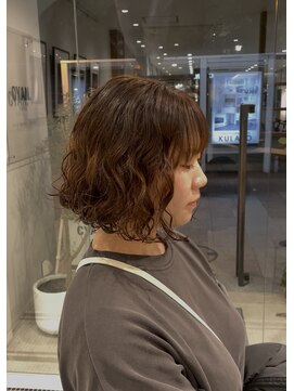 シアン 矢場町店(CYAN.) くせ毛×髪質改善×縮毛矯正履歴にデジタルパーマ