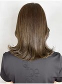 外ハネボブくびれミディくびれヘア美髪_ba400191