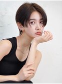 麗しのハンサムショート☆前髪なし☆小顔くびれフェザーショート