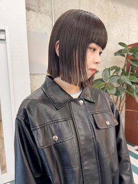 ノエ(noe) ホワイトグレージュ/デジタルパーマ/チェリーブラウン/栄k55