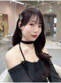 韓国ヘア ワンホンヘア くびれヘア レイヤーカット