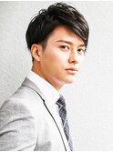 短髪/刈り上げ/清潔感/王道/束間ショート