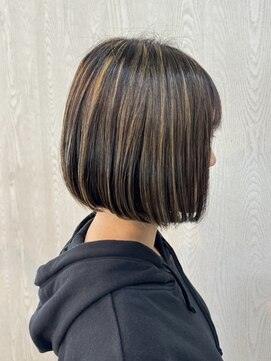 ヘアーアンドビューティーガーデン(HAIR AND BEAUTY GARDEN) 大人ショートボブヘアくびれショートヘア白髪染めグレイカラー