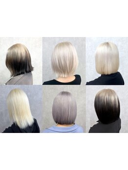 《ダメージレスにこだわって作るデザイン》ブリーチ施術で人気のUNが提案するトレンドヘアー♪[ブリーチ]