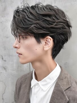 ヴェイン 渋谷(vain) 毛流れパーマ 韓国風パーマ マッシュウルフ ニュアンスパーマ