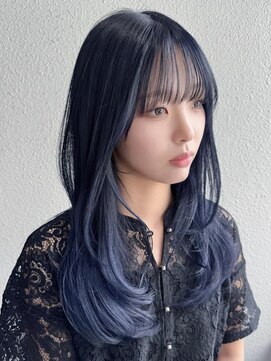 マーシアバイアルティナ 蒲田店(Marcia by artina) ネイビーブルー/ブルーブラック/暗髪/黒髪アッシュ/ネイビー