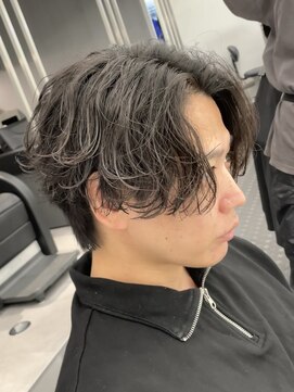 アーバンスタジオトウキョウ 下北沢店(URBAN STUDIO TOKYO) 波巻きパーマセンターパート 【下北沢/men's/メンズパーマ】