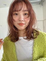 タス(tas)&nbsp;レイヤーミディアム似合わせ顔周りカット顔まわりレイヤーカット