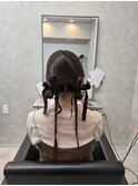 《寺西紗友望》お呼ばれヘア