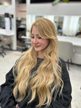 クレット(CLETO) 無造作レイヤー×ブロンドヘアー