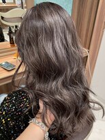 エジョン 八幡山店(Aejon) 大人レイヤーカット白髪ぼかし脱白髪染め40代50代60代