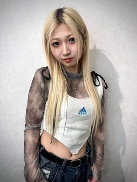 リゲル(rigel) ウルフ/レイヤーカット/ミルクティーベージュ/天使の羽バング