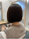 襟足ギリ内巻きボブ★ナチュラルカラー★もとめ。
