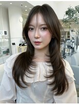 ミンクス渋谷スマートサロン(MINX shibuya smart salon)&nbsp;【色っぽ上品】くびれレイヤーロング×サイドバング