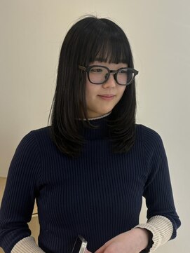 ニール 名古屋 伏見 丸の内(NEELU) 【NEELU_rio】ダークカラー×ミディアムレイヤー