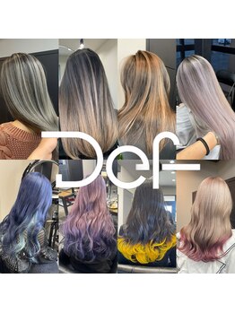 デフ(Def)の写真/【Color double¥15400~】グラデーション,ハイライトも大人気*透け感×抜け感のある理想のColorをご提案♪
