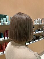 トリコ アヴェダ ららテラス北綾瀬(tricot AVEDA) ボブ/ミニボブ/透明感/グレージュ/ラテグレージュ