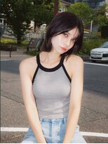 ユルク(JURK nagoya)&nbsp;栄/ダークパープル/ナチュラルショート/ミルクブラウン/夏