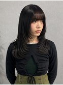 レイヤーカット/グレージュ/博多
