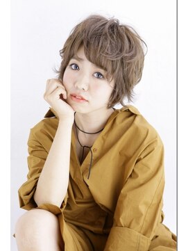 シーズンズ キノカ 三軒茶屋店(SEASONS 季の香) ショート×ミルクティーカラー【seasons季の香三軒茶屋店】