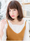 *mod's越谷*斜めバング×くせ毛風◎重めスタイルボブディa