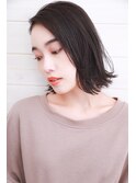 [OCEAN Hair&Life]黒髪☆切りっぱなし☆大人ボブ☆