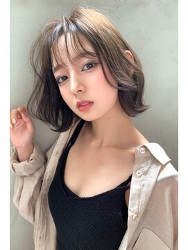 ラエティス(Laetus) デジタルパーマで大人こなれボブ/愛されベージュカラー