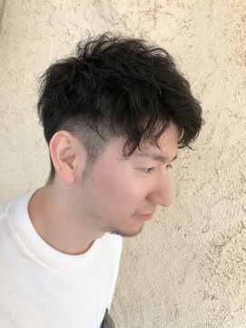 プリモ ココ 鍋島店(Primo coco.) メンズショートパーマスタイル