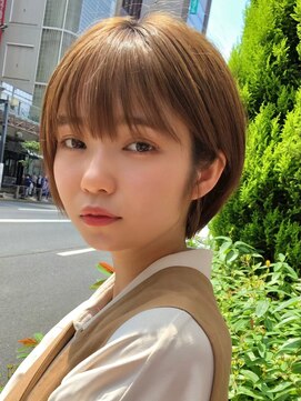 ビューイースト 亀戸 錦糸町(VIEW EAST) マロンベージュ/耳掛け/前髪/ショートボブ