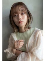 ブエナビスタ(BUENA VISTA)&nbsp;【BUENAVISTA】大人かわいい前髪ボブ/インナーカラー/イルミナ