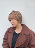 【ハンサムショート】プラチナブロンド