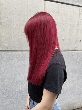 タイドヘア 茨木店(TIDE HAIR) チェリーレッド