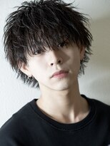 アルファ 新宿(alpha)&nbsp;サーフカール/ 刈り上げセンターパート/ブルーブラック[新宿駅]