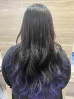 ラビス クローバー(Lovis clover) ブラック×ブルーラベンダー