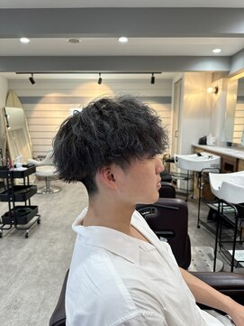 スウェル 船橋店(Swell) ハイライト/マッシュパーマ/束感/波巻き/メンズ2