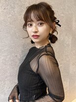 アース 三軒茶屋店(HAIR&MAKE EARTH) 三軒茶屋_レディース_ヘアセット_ヘアアレンジ_リボン_ツイン_