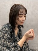 中川　前髪カット顔まわり似合わせ外ハネくびれレイヤーミディ