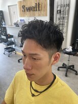 スウェル 船橋店(Swell)&nbsp;ハイライト/マッシュパーマ/ウルフ/波巻き/メンズ1