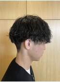 メンズマッシュツイストスパイラルパーマ