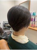 襟足スッキリショート×40代地毛風大人ブラック