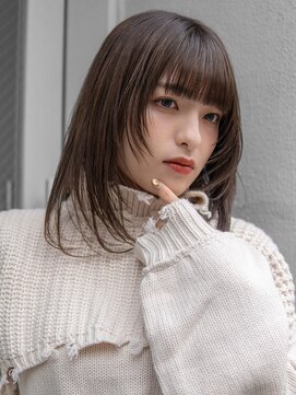 ミンクス渋谷スマートサロン(MINX shibuya smart salon) 魅力倍増カール シアーカラー ショート 姫カット ダークアッシュ