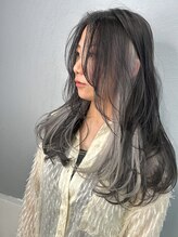 ジゼル(GiseL) インナーカラー　シルバーカラー　ダブルカラー