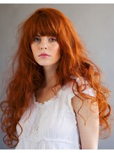 ヘアーアンドメイクアップ ケー インターナショナル 神楽坂(Ke' International) ロングヘア×レイヤーカット　ピンク　カッパー