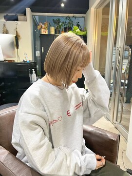 アルカナ 明治神宮前原宿(ARCANA) 切りっぱなしボブ ヘイリーボブ タッセルボブ