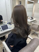 シーン(seen)&nbsp;★オリーブベージュレイヤーカットデザインカラー★