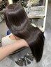 【最高峰の髪質改善】髪質改善カラー＋毛髪強化補修オーダートリートメント