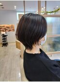 20代30代大人可愛い★小顔ボブ丸みショートウルフカット