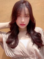 レーヴバイロンド 仙台(Reve by Lond)&nbsp;韓国髪質改善レイヤーカットホワイトブロンドワイドバング美髪