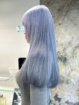 ソル バロール 表参道(SOL .valor)&nbsp;ペールピンクブロンドシルバーホワイトベージュ顔周りレイヤー